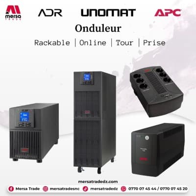 Onduleurs APC, ADR, Unomat - Rackable, Online, Tour, Prise (500VA ~ 2KVA)