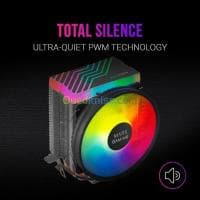 VENTILATEUR MARS GAMING MCPU33 - CPU FRGB - 3 HEATPIPES - TDP 140W - ULTRA-SILENCIEUX - MULTISOCKET