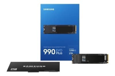 SAMSUNG DISQUE DUR INTERNE 990 EVO PLUS NVME SSD 2TB 7250 MB/S