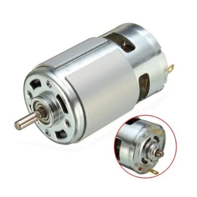 775 DC Motor DC 12V a 36V 3500 a 9000 RPM Ball