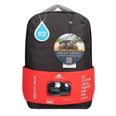 SAC A DOS RIVACASE 7563 15,6 NOIR + SOURIS SANS FIL