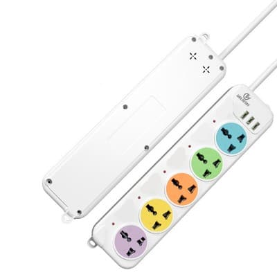 Multiprise MACTECH PF-11 5 Prise + 3 USB +1 Type C