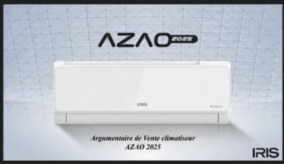 CLIMATISEUR SPLIT IRIS 12000 BTU 2025 AZAO INVERTER T1