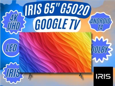 TV IRIS 65 G5020 ANDROID 14 GOOGLE TV 65POUCES UHD 4K