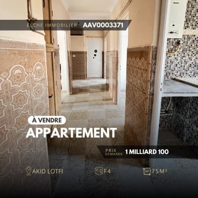 Vente Appartement F4 Oran Bir el djir