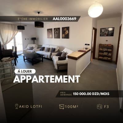 Location Appartement F3 Oran Bir el djir