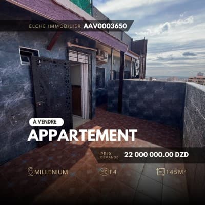 Vente Appartement F4 Oran Bir el djir