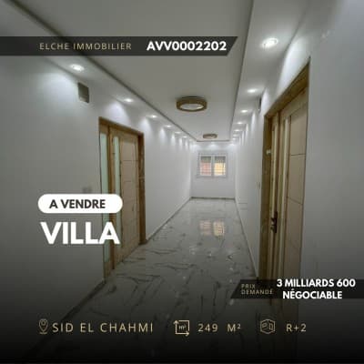 Vente Villa Oran Sidi chami