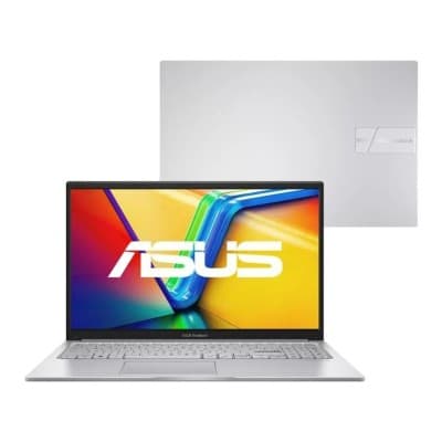 LAPTOP ASUS VIVOBOOK X1504VA - CORE I5-1334U - 8GB DDR4 - 512GB SSD -15,6" FHD - UHD GRAPHICS - HD 720P - SILVER