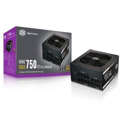 ALIMENTATION 750W COOLERMASTER MWE GOLD V2 FULL MODULAIRE