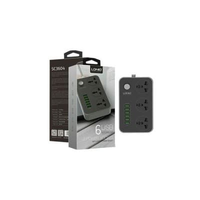 Multiprises Electrique Filtré X3 + Port de Charge USB