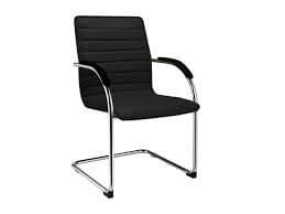 CHAISE VISITEUR LUGE NOIR B-46. 9530E/