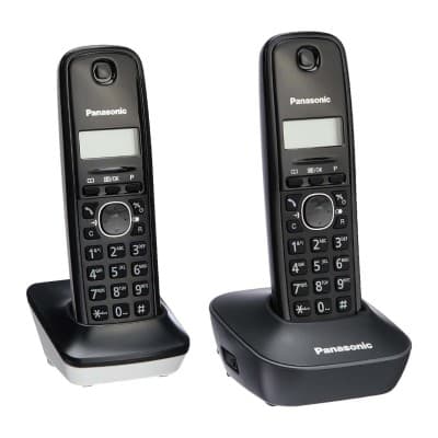 Téléphone sans-fil Numérique Double combine Fixe Maison LCD Panasonic KX-TG1612 DECT
