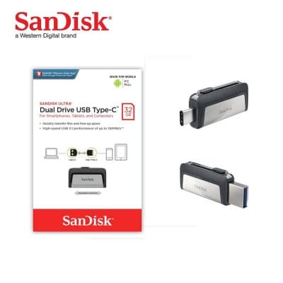 Clé USB Flash disk USB Type-C SanDisk Ultra Dual Drive 32GB
