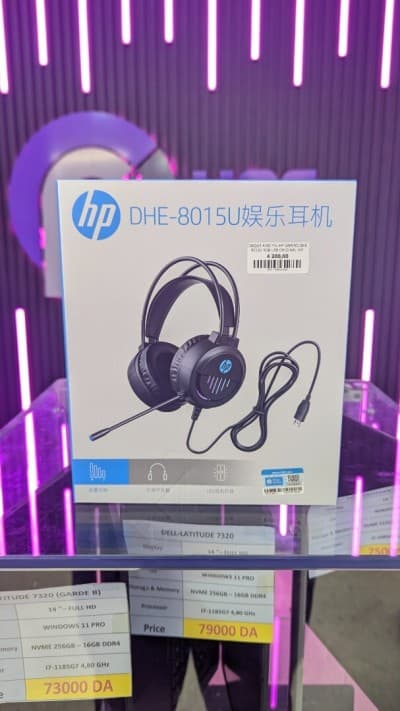 CASQUE AVEC FIL HP GAMING DHE 8015U RGB USB ORIGINAL HP DHE 8015U
