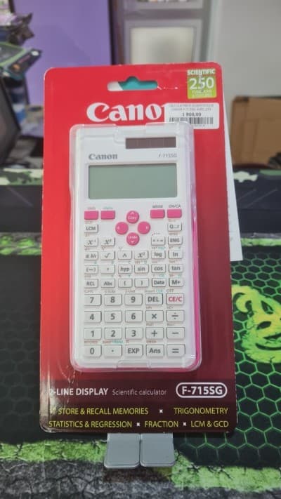 CALCULATRICE SCIENTIFIQUE CANON F-715SG AVEC 250 FONCTIONS