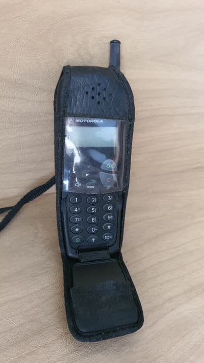 Vintage Cellular Mobile Phone MOTOROLA MG1-4C11 GSM Retro Antenna Collector A20934