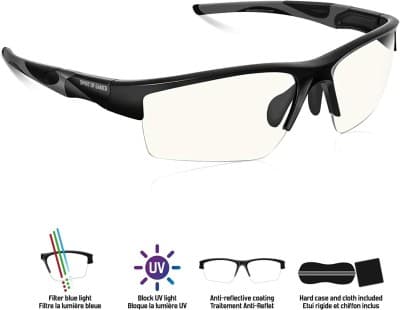 Lunettes Gaming Pro Retina Protection Anti Lumière Bleu Bloque Uv Sog-Glap10 SPIRIT OF GAMER