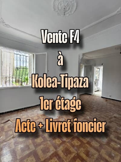 Vente Appartement F4 Tipaza Kolea