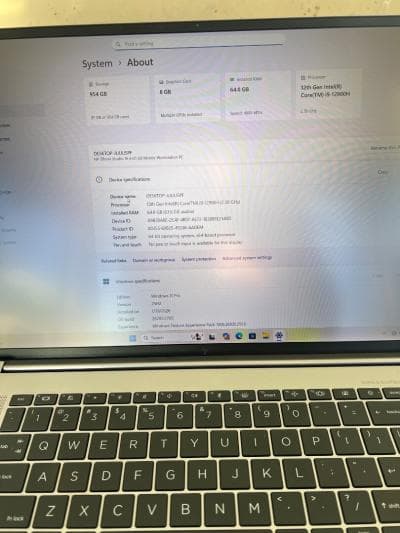 HP ZBook Studio 16 G9 | Core i9 | 64GB RAM | Nvidia RTX A2000 8GB ddr6