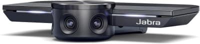 Jabra PanaCast Caméra 4K avec support de table, 3 x 13 MP, vue panoramique 180 Degrés + Support de Table + Cable USB-C