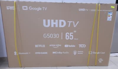 Promotion téléviseur iris 65 pouces Google tv 4k