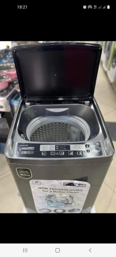 Promotion machine a laver maxwell 10kg top grise