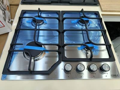 COBRA Table de cuisson inox 4 feux thermocouple 60 cm