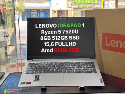 LENOVO IDEAPAD 1 15AMN7 RYZEN 5 7520U 8GB 512GB SSD 15,6 FULLHD NEUF SOUS EMBALLAGE