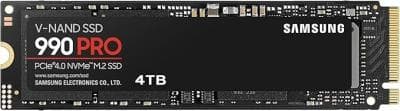 SSD NVME M2 4TB Samsung 990 Pro 7450MB/S