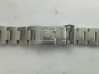 bracelet Rolex original en acier inoxydable