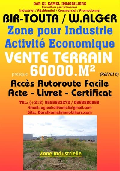 Vente Terrain Alger Birtouta