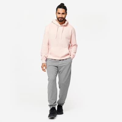Pantalon jogging fitness Homme - 500 Essentials gris