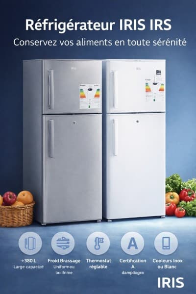 REFRIGERATEUR IRIS IRS300 GRIS