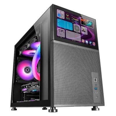 BOITIER MARS GAMING MC-LCD BLACK