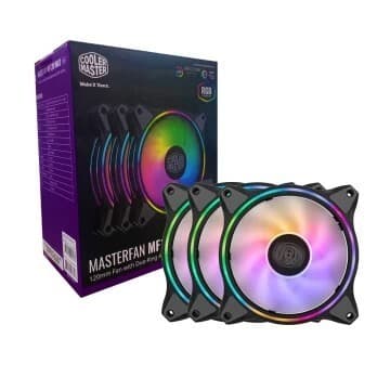 REFROIDISSEUR COOLER MASTER MASTERFAN MF120 HALO RGB 3 IN 1