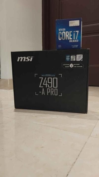 Z490-A PRO + i7 10700KF