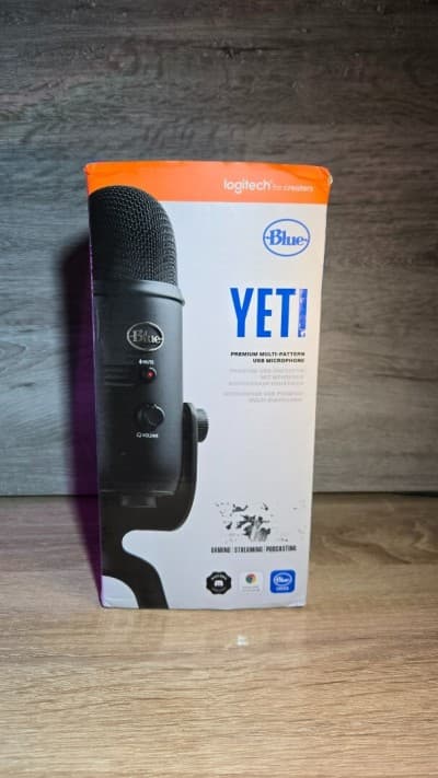 Microphone logitech Blue Yeti Qualité Pro pour Streaming & Podcast