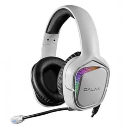 Galax Sonar 4 blanc casque gaming RGB son stéréo micro intégré pour PC PS4 Xbox Switch