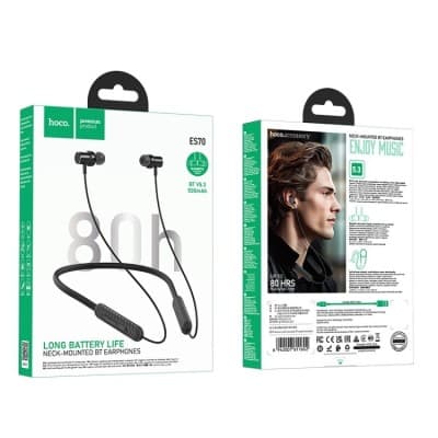 Ecouteurs Hoco ES70 Bluetooth de sport montés sur le cou 5.3 , 80h