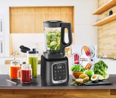 Moulinex InfinyMix+ Blender haute vitesse, 1600 W, bol tritan 1,75 L, Smoothies .