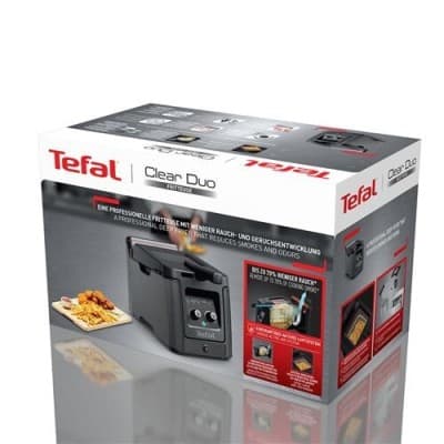 Friteuse Tefal Clear Duo FR6008 2000 W Noir
