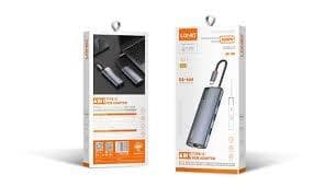 HUB Adaptateur Type-C 6in-1 SIYOTEAM TYPE-C+ RJ45 + TYPE-C +USB3.0*3 + HDMI