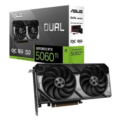 CARTE GRAPHIQUE ASUS RTX 5060 TI DUAL OC 8GO