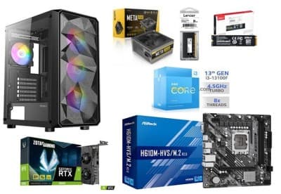 BUNDLE ANTEC AX83 13100F 8G 256G NVME RTX 3050