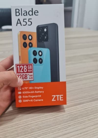 ZTE Blade A55 12GB (4+8) / 128GB Fingerprint / 13 MP + AI Camera SMARTPHONE