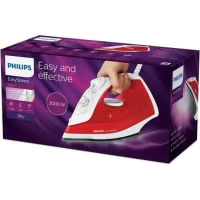 Fer vapeur 2000W PHILIPS EasySpeed GC1742/40- ROUGE ou bleu