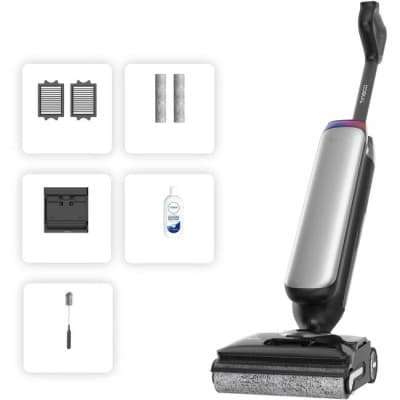 Aspirateur Balai sans Fil TINECO Floor One S9 Artist , 22 kPa, 50 Min d'autonomie - 2 rouleux et 2 filtre inclus