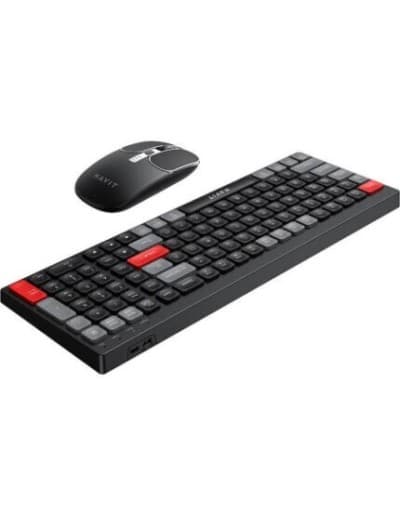 COMBO HAVIT kB 830 Wireless Keyboard & Mouse 2.4 GHz + Bluetooth 5.0 RECHARGEABLE