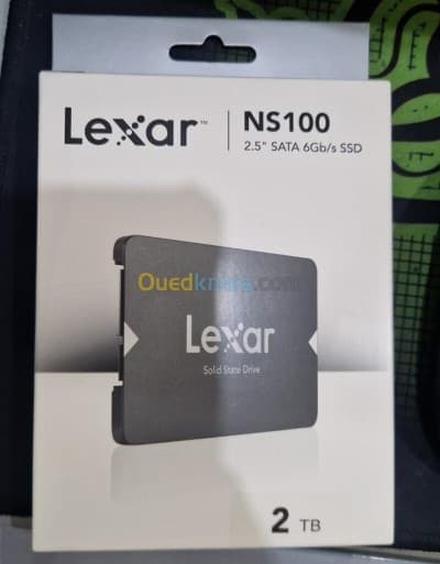 LEXAR NS100 2TB - DISQUE DUR INTERN SATA III SSD 2.5 - 550MBs - UP TO 2000 Hz - 6Gbs- NOIR